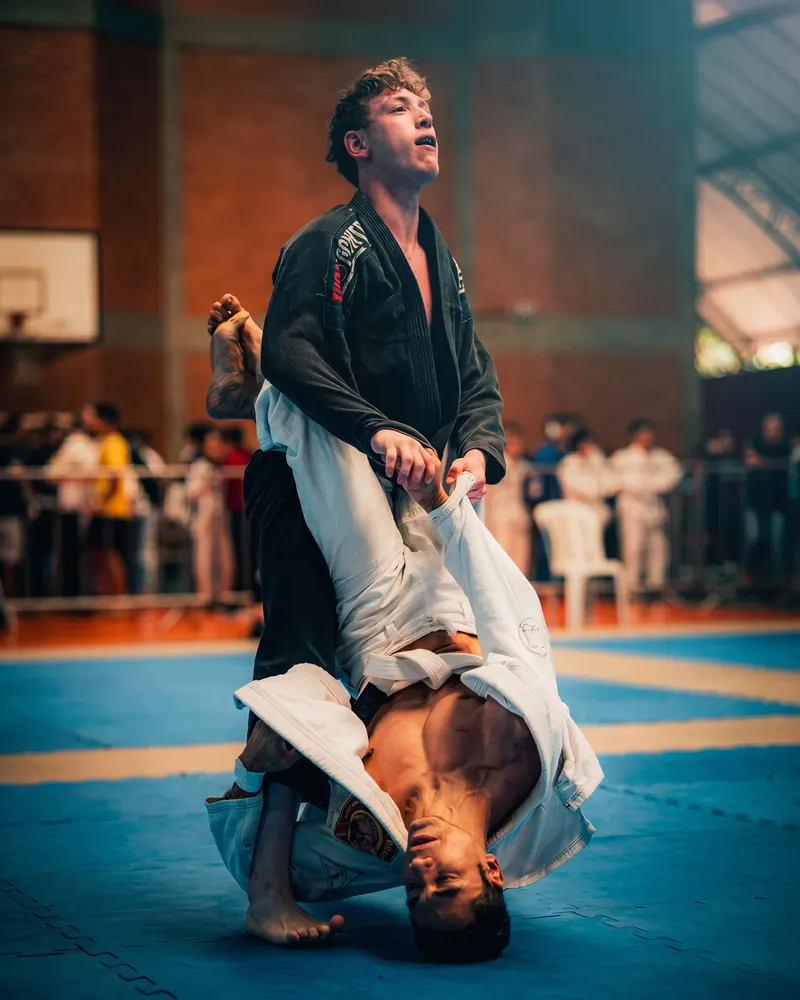 BJJ-match under tävling